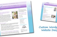 custom wordpress website design