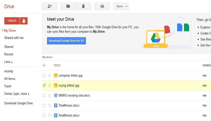 google drive todo list