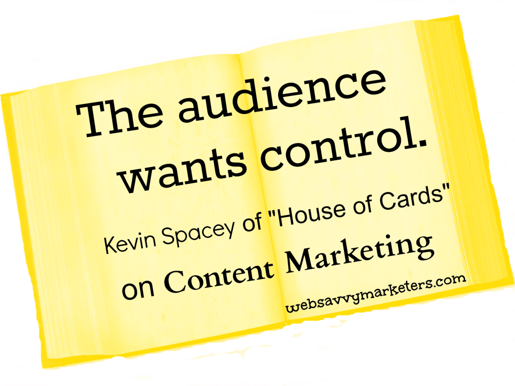 audience wants control
